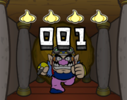 Wario's stage from WarioWare: Smooth Moves