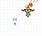 King Watinga being defeated in Mario Paint