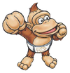 Baby Kong's artwork, as seen in the trading card series.
