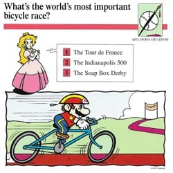 A card from Mario Quiz Cards