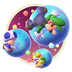 Super Mario Bros. Wonder – Nintendo Switch 2 Edition + Meetup in Bellabel Park 'Boing Boing! Bouncy Ball Race' Icon