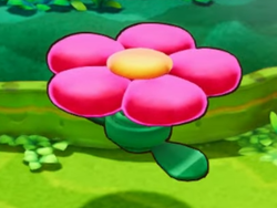 A Bouncy Bloom in Mario & Luigi: Brothership.