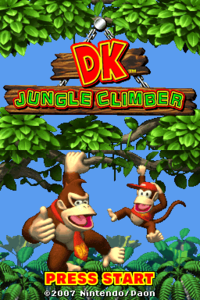 The title screen.