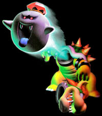 Artwork of King Boo from Luigi's Mansion