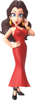Artwork of Pauline for Mario Tennis Aces (Reused in Mario Kart 8 Deluxe – Booster Course Pass and Super Mario Party Jamboree)