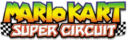 Mario Kart: Super Circuit logo.