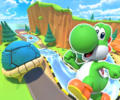 The course icon of the R variant with Yoshi