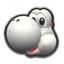 White Yoshi from Mario Kart Tour