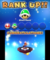 Mario ranking up to Shell Rank in Mario & Luigi: Bowser's Inside Story + Bowser Jr.'s Journey