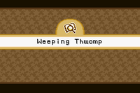 Weeping Thwomp in Mario Party Advance