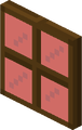 Red Stained Glass Pane
