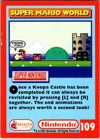 One of the Nintendo Collector Cards