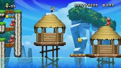 A screenshot of New Super Luigi U