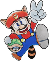 Raccoon Mario with a shell Super Mario Bros. 3 Kanzen Kōryakuhon, cover