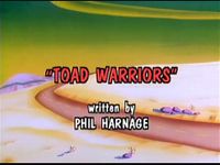 Toad Warriors Title Screen