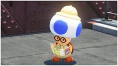 Hint Toad in Super Mario Odyssey.