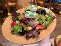 A menu item at Toadstool Cafe from Super Nintendo World (Universal Studios Hollywood)