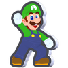 Posing Luigi Standee from Super Mario Bros. Wonder