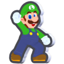 Posing Luigi Standee from Super Mario Bros. Wonder