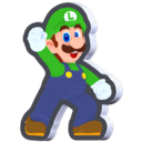 Posing Luigi Standee from Super Mario Bros. Wonder