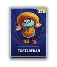 The Tostarenan card from The Super Mario Galaxy Movie Collectible Cards