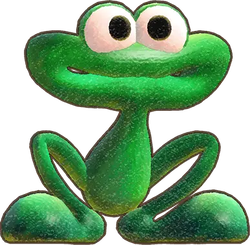 Official artwork of a Glubbit in Yoshi and the Mysterious Book