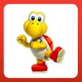 The image for the fourth answer of the fifth question in the Play Nintendo skill quiz You can't fail this quiz, depicting a red Koopa Troopa.