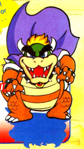 Early artwork of Bowser for Super Mario Bros. 3.