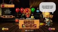 Cranky Kong's Shop in Donkey Kong Country Returns HD.