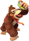 Artwork of Donkey Kong from Donkey Kong Country: Tropical Freeze