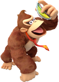 Artwork of Donkey Kong from Donkey Kong Country: Tropical Freeze