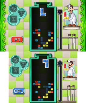 Beginner Stage 20 of Miracle Cure Laboratory in Dr. Mario: Miracle Cure