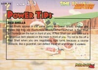 One of the Mario Kart 64 Collectible Trading Cards.