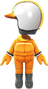 The Orange Mii Racing Suit from Mario Kart Tour