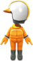 The Orange Mii Racing Suit from Mario Kart Tour