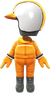 The Orange Mii Racing Suit from Mario Kart Tour