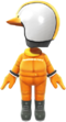 The Orange Mii Racing Suit from Mario Kart Tour