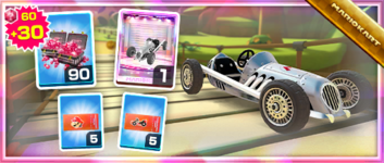 The Iron Cucumber Pack from the Sundae Tour in Mario Kart Tour