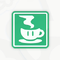 A sticker in Mario Kart World