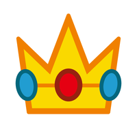 Peach's Emblem from Mario Kart World