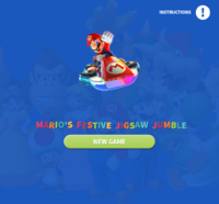 Mario's Festive Jigsaw Jumble title screen.png