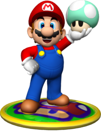 Artwork of Mario for Mario Party 4