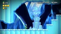 Luigi sighting in Fire and Ice from New Super Luigi U