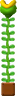 Screen-cropped sprite of a Vine Block from New Super Mario Bros. 2.