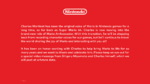 Announcement from Nintendo regarding Martinet stepping back from recording character voices for Super Mario games