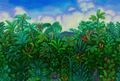 Background used in Lavalava Island, Yoshi's Village, and Jade Jungle