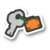 The Trunk Key icon from Paper Mario: Color Splash
