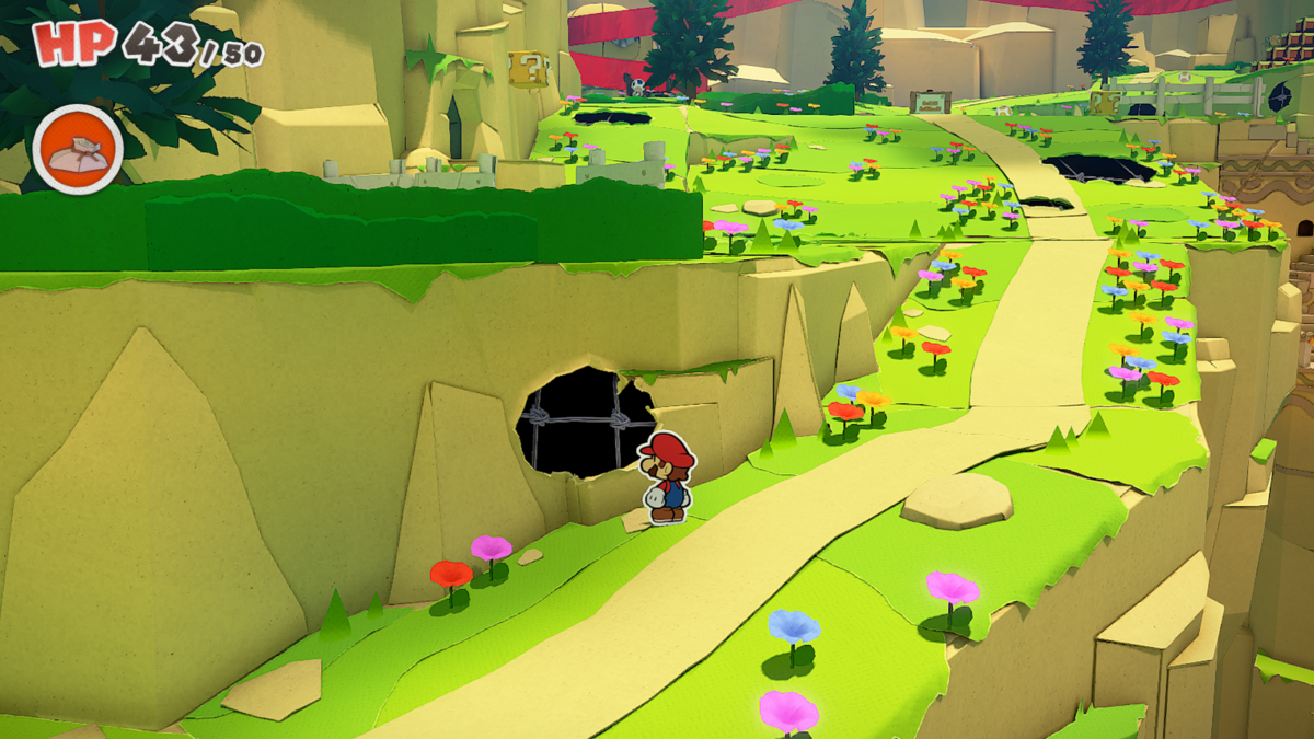 File:PMTOK Picnic Road Not-Bottomless Hole 2.png - Super Mario Wiki ...
