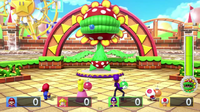 Boss minigame from Mario Party 10; Petey's Bomb Battle.