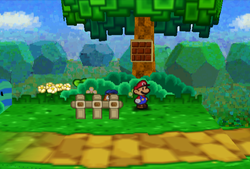 Fifth ? Block on Pleasant Path of Paper Mario.